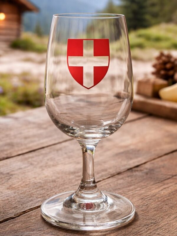 6 Verres à vin Blason de Savoie