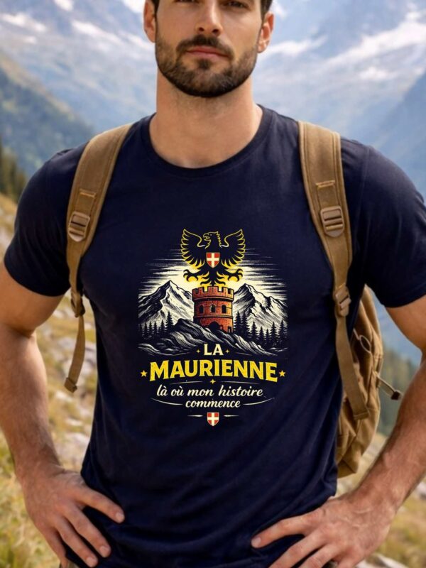 Tee shirt "La Maurienne, là où mon histoire commence"
