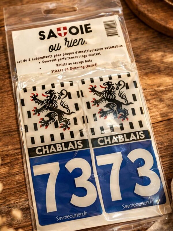 Sticker Immatriculation CHABLAIS