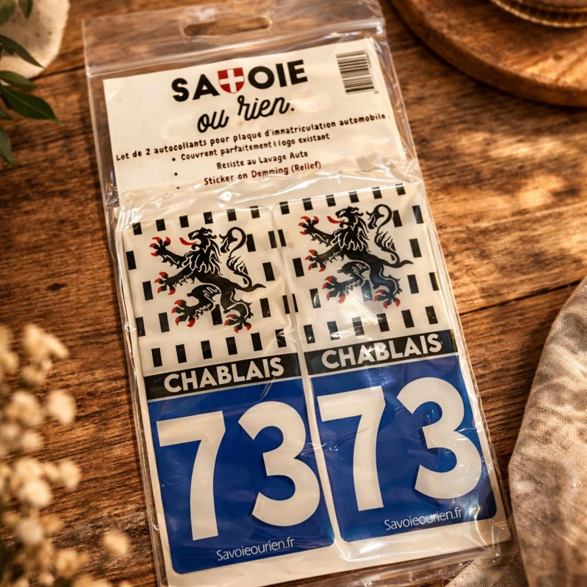 Sticker Immatriculation CHABLAIS