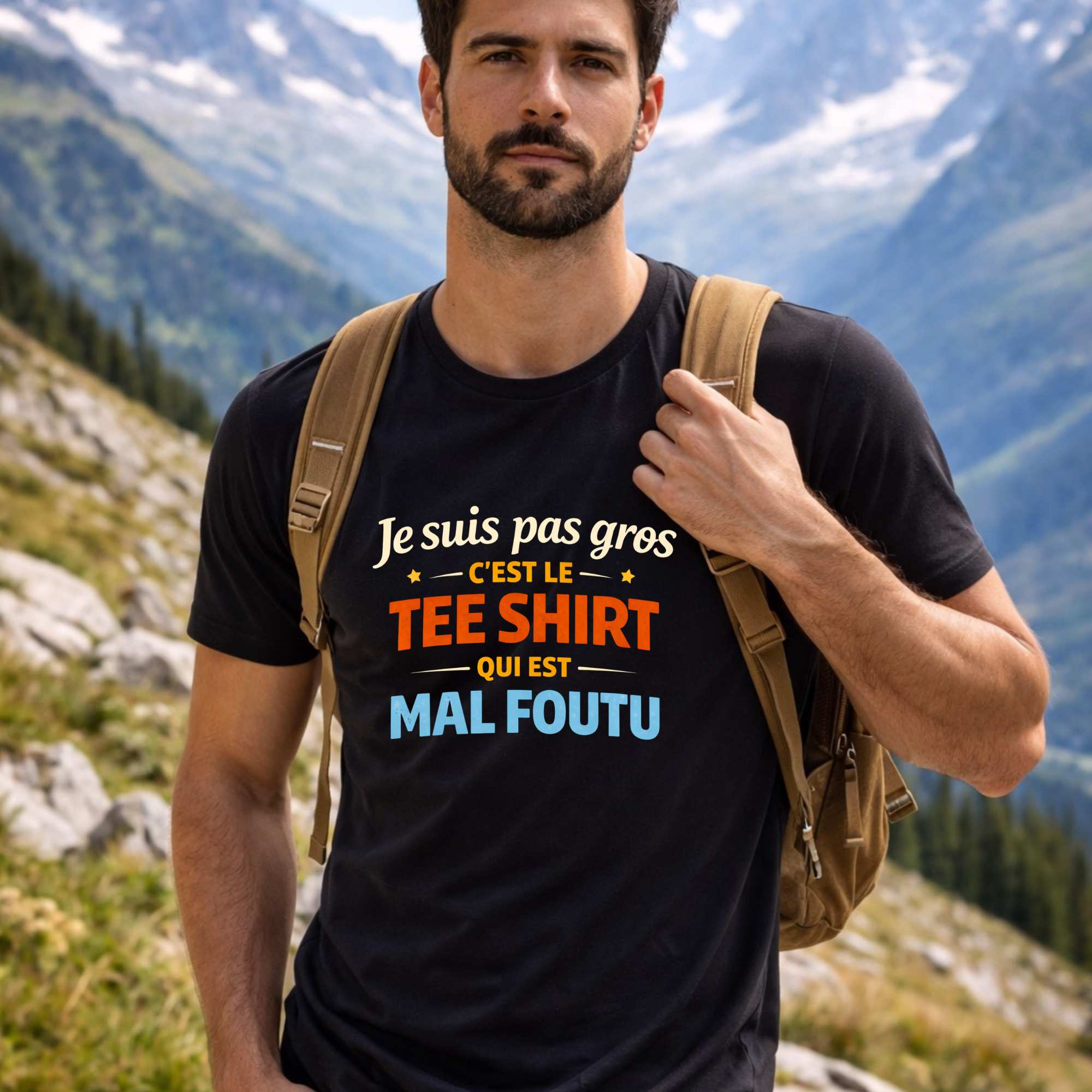 "Je ne suis pas gros c'est le tee shirt qui est mal foutu"