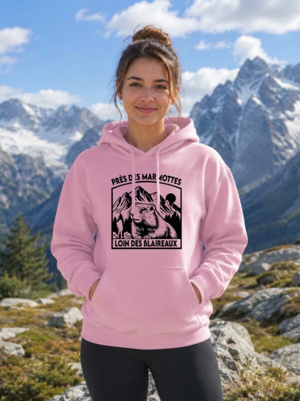sweat marmotte 2 rose