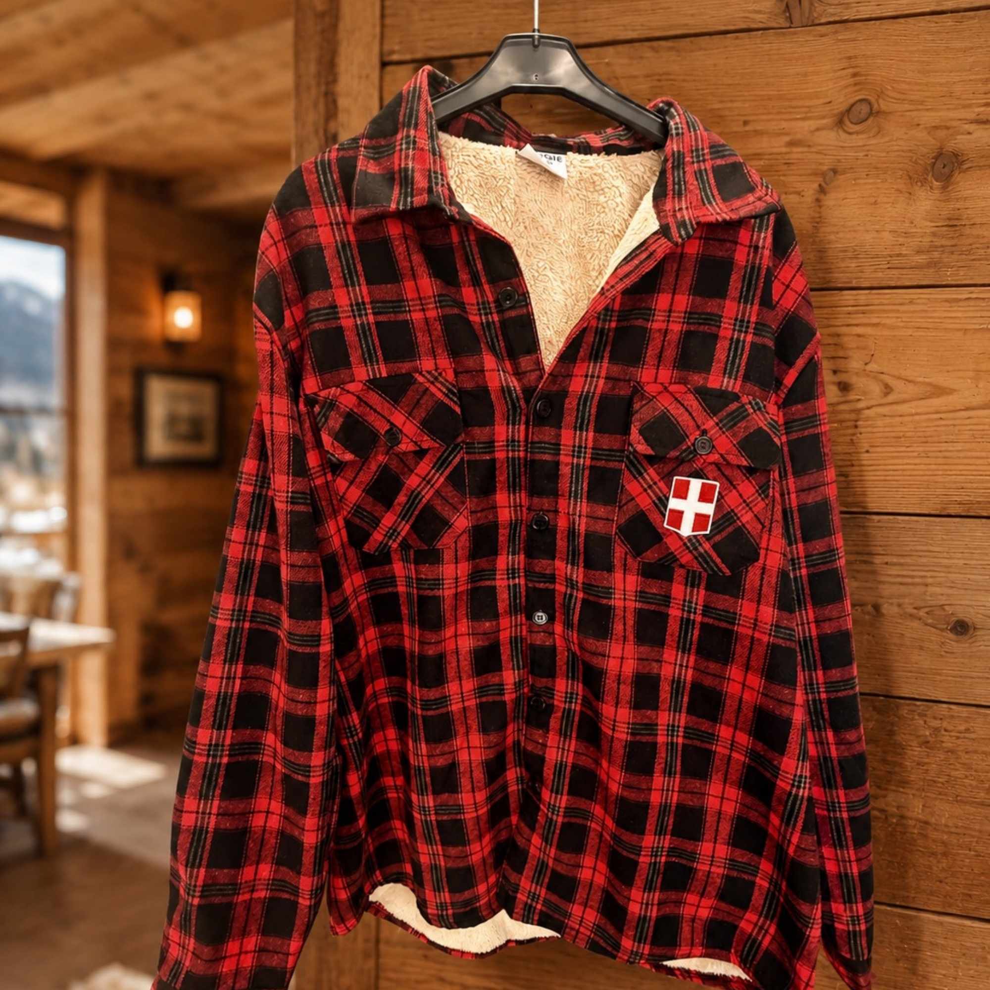 Chemise à Carreaux SAVOIE fourée – Image 4
